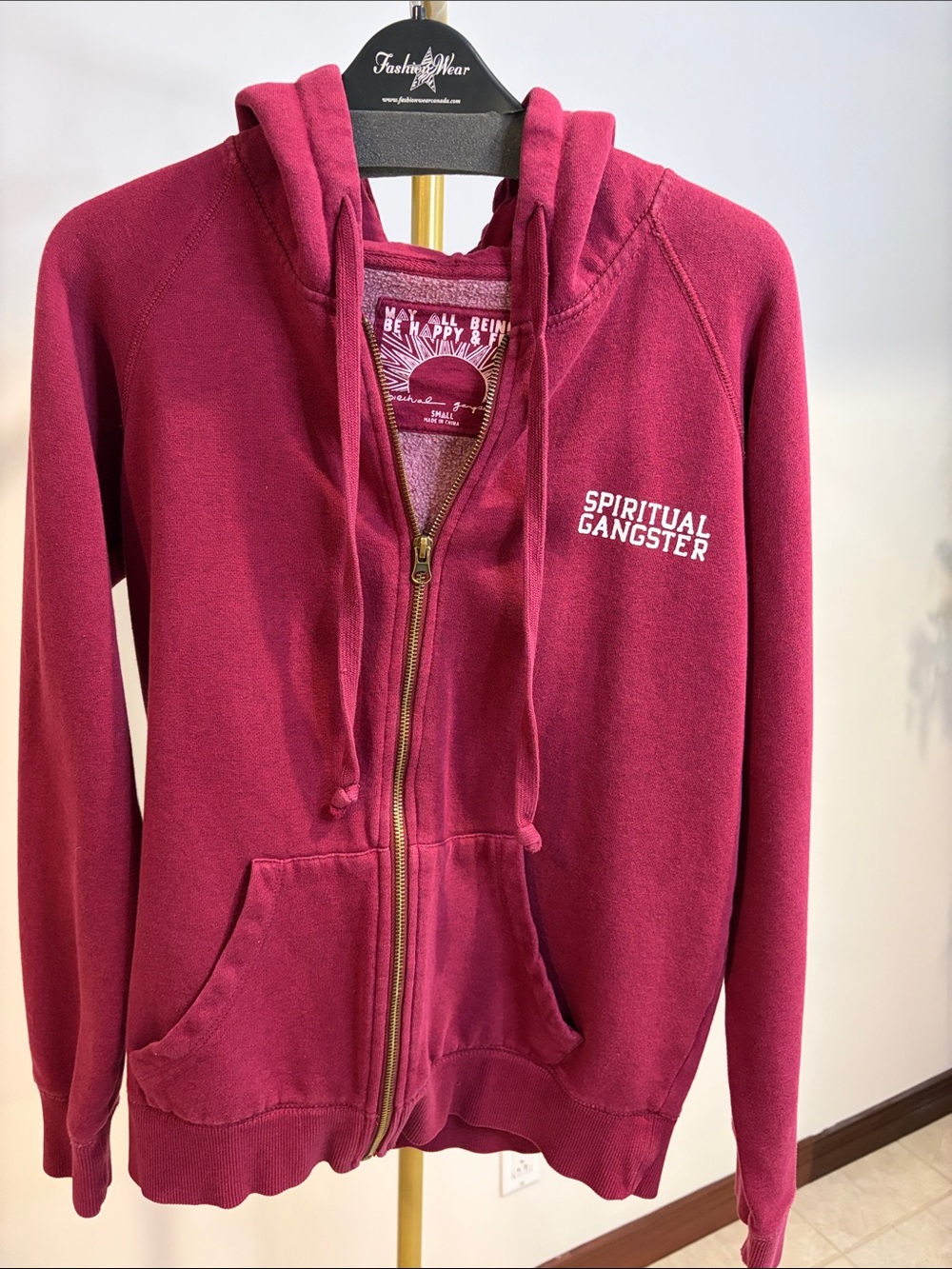 💕023💕 Spiritual Gangster hoodie